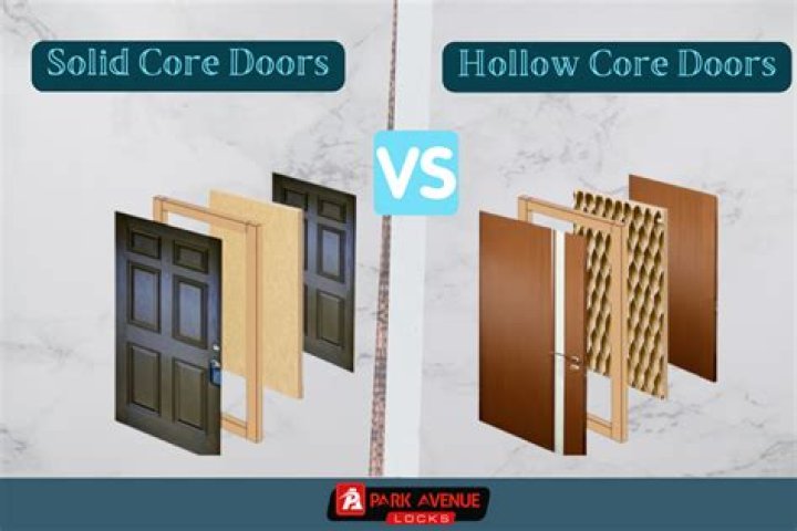 Are most interior doors hollow