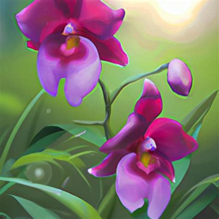 Are orchids and irises related
