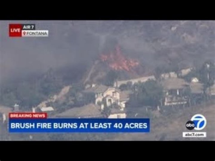 Are there any fires in Fontana