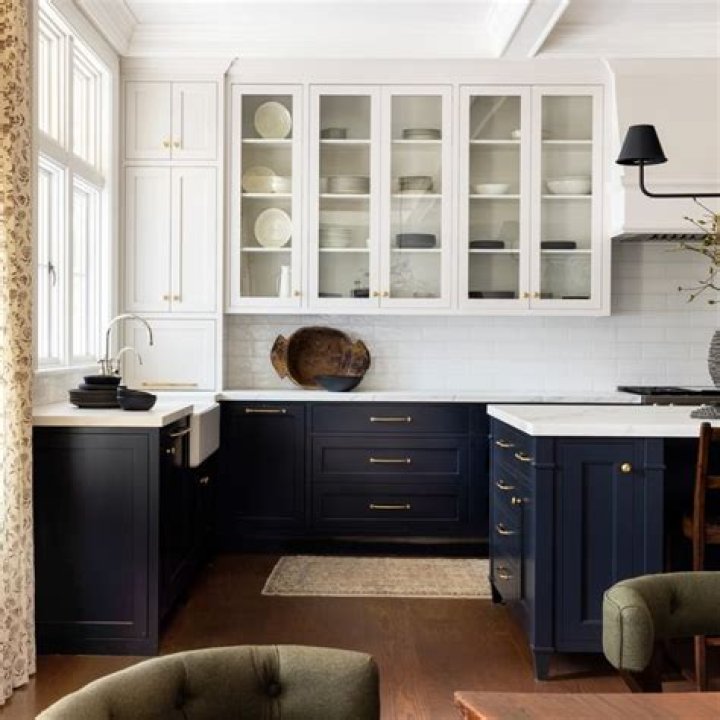 Are two tone cabinets in style