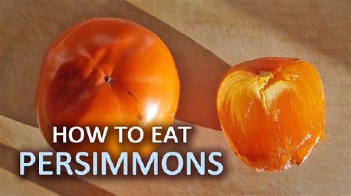 Are wild persimmon safe to eat