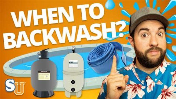 At what PSI should I backwash