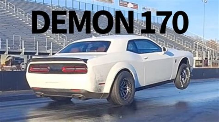 Can a Dodge Demon do a wheelie