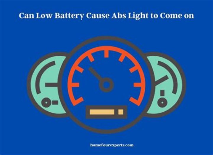 Can a low battery cause ABS light