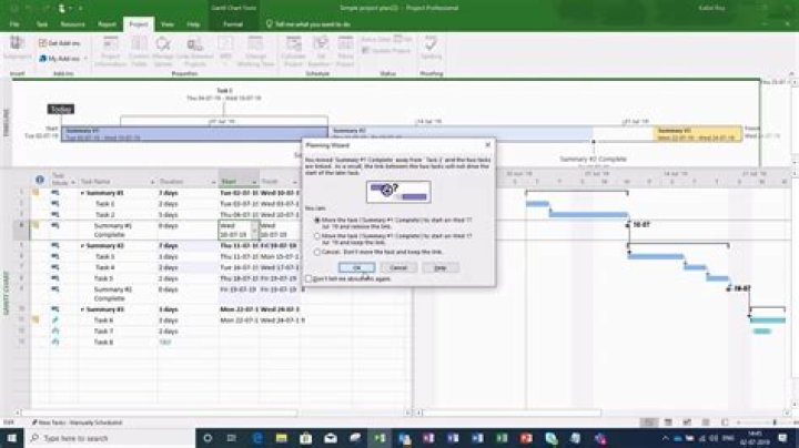 Can a project baseline be changed