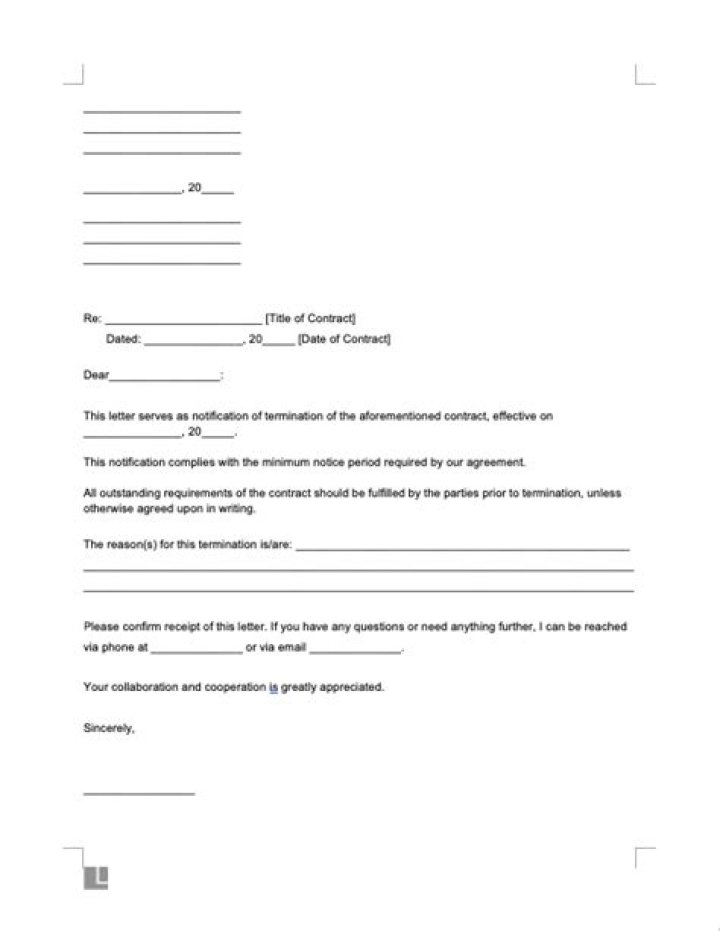 Can builder terminate contract