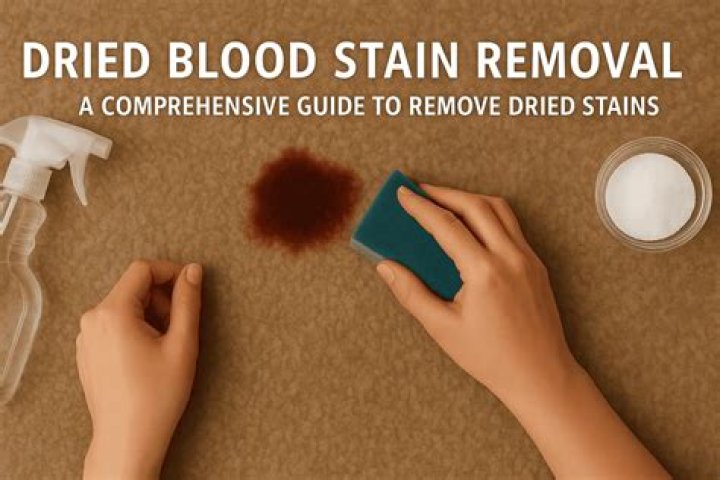 Can dried blood stains be removed
