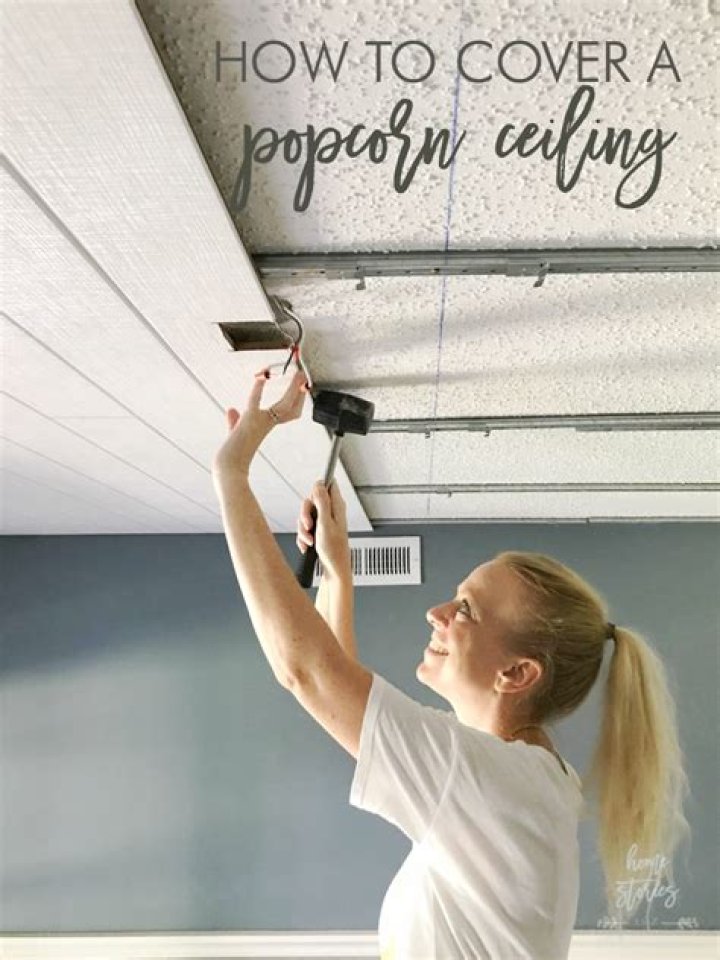 Can I cover my popcorn ceiling