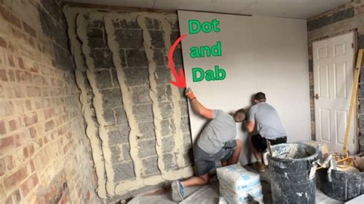 Can I dot and dab cement board