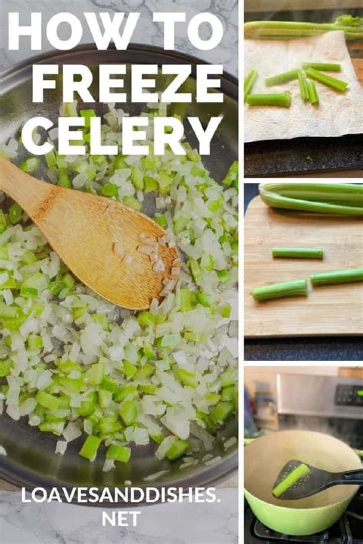 Can I freeze celery for later use