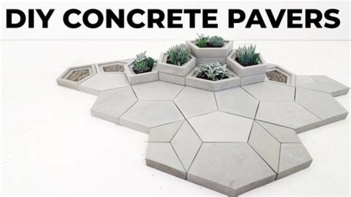 Can I make my own concrete pavers