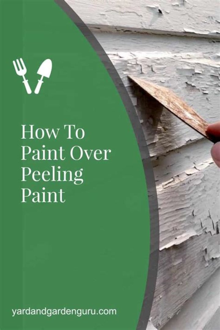 Can I paint over peeling paint