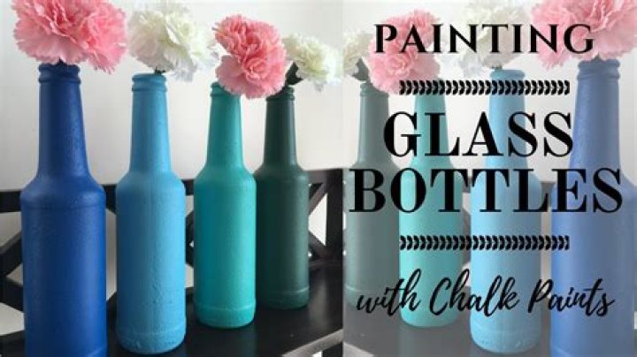 Can I put chalk paint on glass