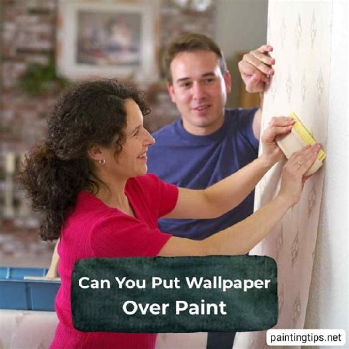Can I put wallpaper over paint