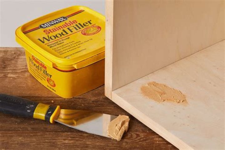 Can I use wood filler on laminate