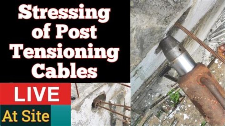 Can post tension cables be cut