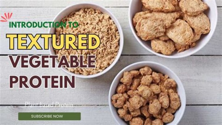 Can vegetable protein be textured