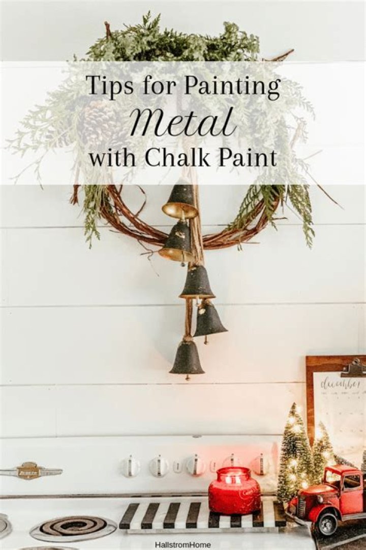 Can you chalk paint over metal