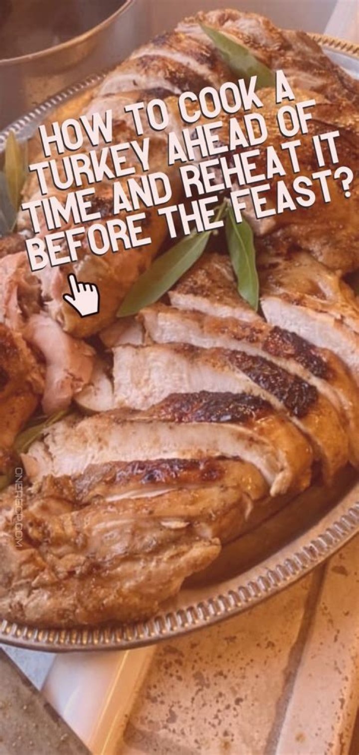 Can you cook turkey day before