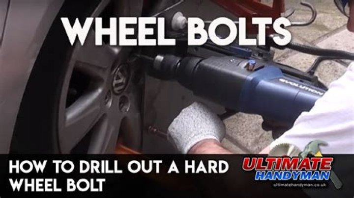 Can you drill out a wheel stud