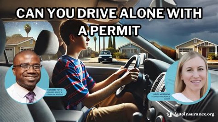 Can you drive alone WA permit