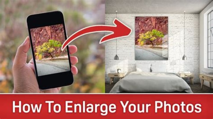Can you enlarge scanned photos