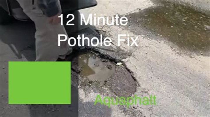 Can you fix a pothole yourself