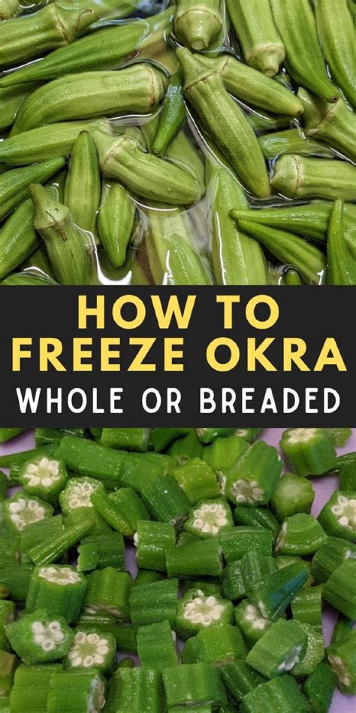 Can you freeze fresh raw okra