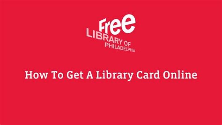 Can you get a library card online