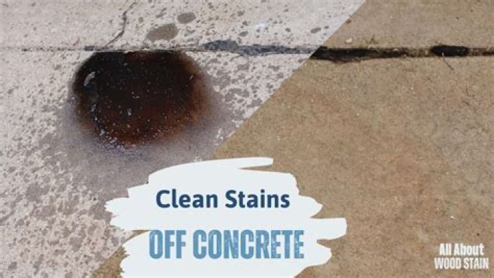 Can you get stain off of concrete