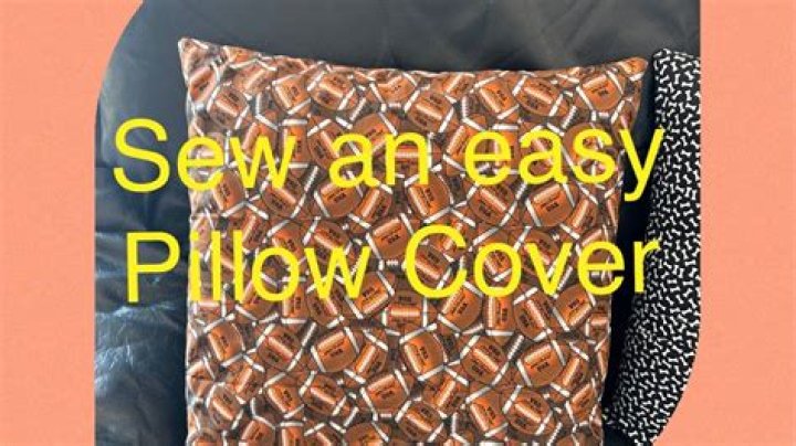 Can you hand sew pillow covers