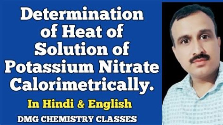 Can you heat potassium nitrate
