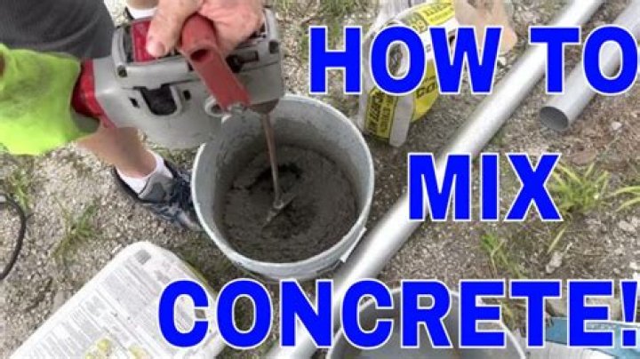 Can you mix cement in a bucket