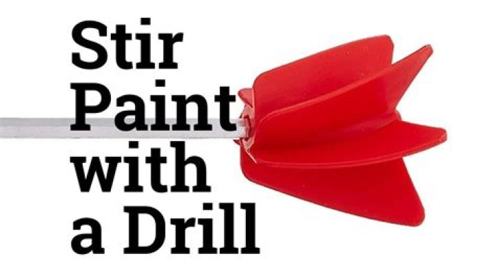 Can you mix paint with a drill