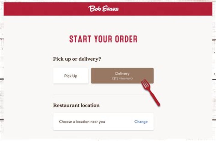 Can you order Bob Evans online