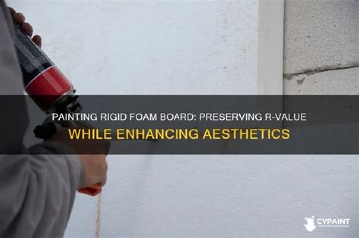 Can you paint rigid foam board