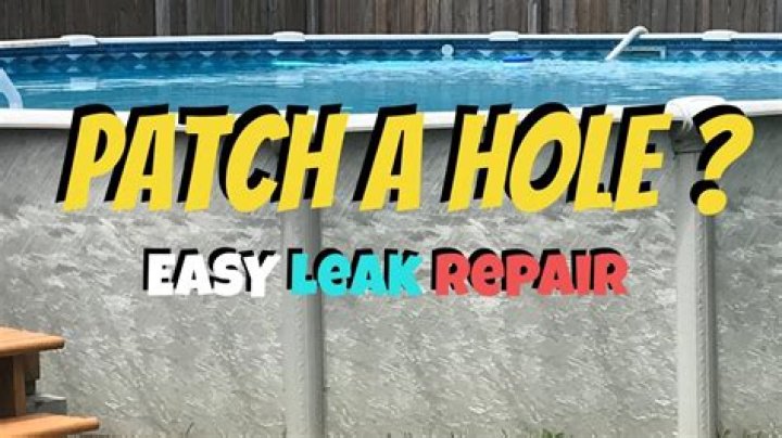 Can you patch a concrete pool