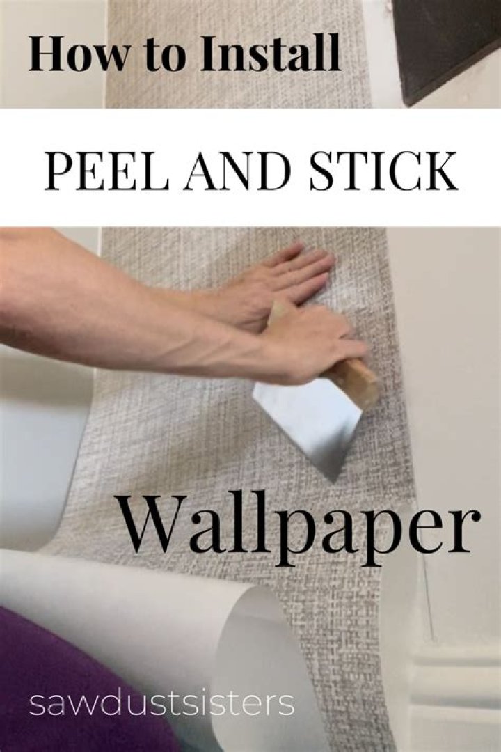 Can you put peel and stick wallpaper on concrete