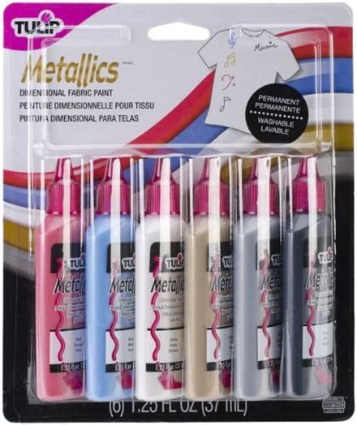 Can you use fabric paint on metal