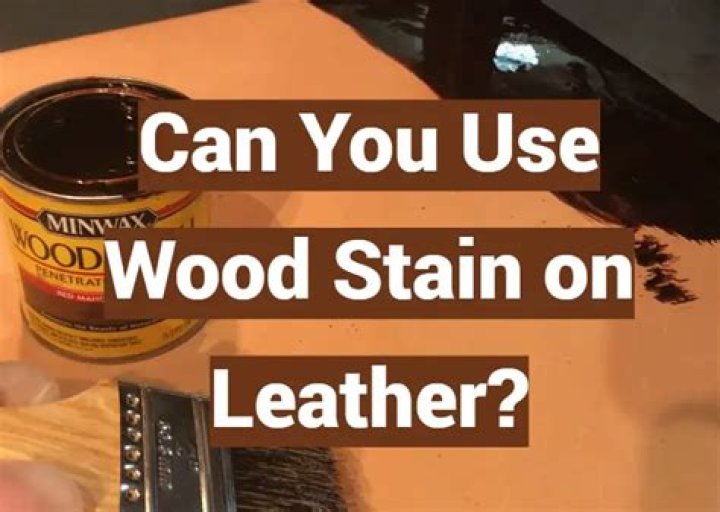 Can you use wood stain on vinyl