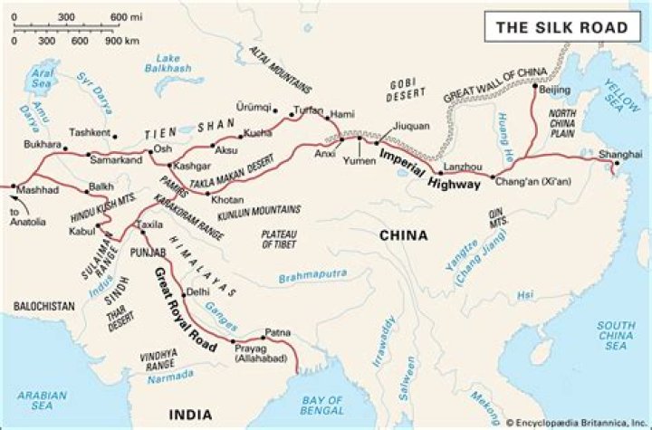 Did the Silk Road go through Mongolia