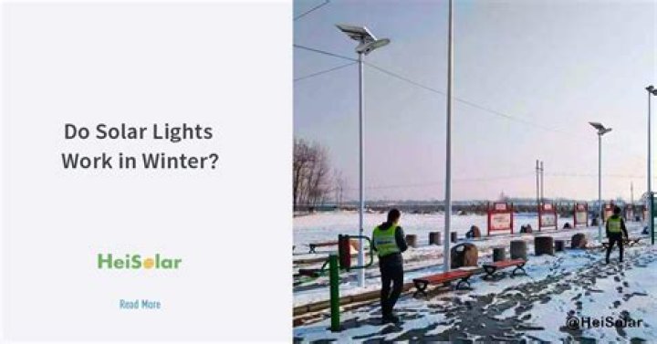 Do solar lights work in the winter