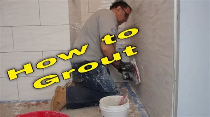 Do you grout floor or walls first