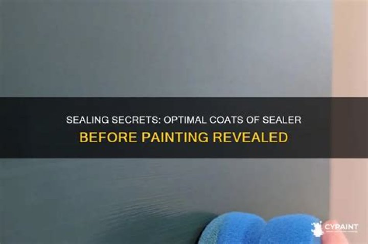 Do you need a sealer before paint
