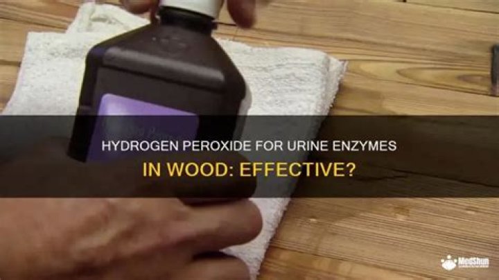 Does hydrogen peroxide strip wood