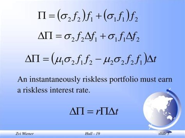 Does riskless portfolio exist