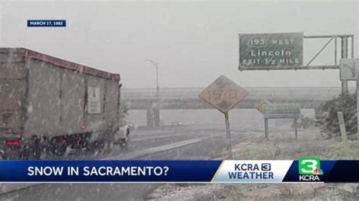 Does Sacramento ever get snow