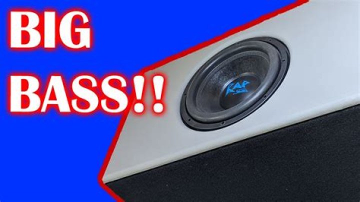 How big should a subwoofer box be