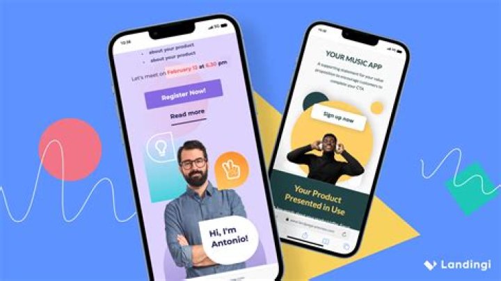 How do I create a mobile landing page