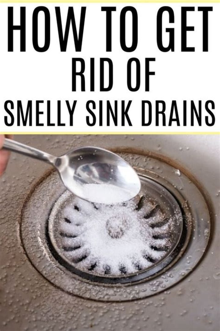 How do I get rid of a smelly sink